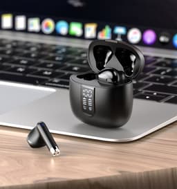 Draadloze oordopjes - Bluetooth oordopjes - Earpods - Draadloze oortjes - Geschikt voor elke smartphone en laptop — thumbnail 4