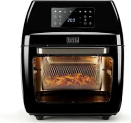 Black & Decker BXAFO1200E Enkel 12 l Vrijstaand 1700 W Heteluchtfriteuse Zwart — thumbnail 9