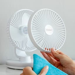 Oplaadbare bureauventilator met ledverlichting FanLed InnovaGoods Ø6,6'' 4000 mAh — thumbnail 2