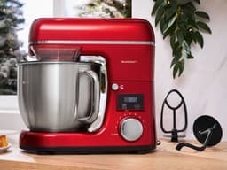 Silvercrest Keukenmachine - Vermogen: 900 W - Mengkom: 3,6 L - Standen: 8 + turbo - Rood - Met geïntegreerde weegschaal voor wegen in de mengkom - Kneedhaak met Teflon® antiaanbaklaag - Blenderopzetstuk met RVS mes — thumbnail 3