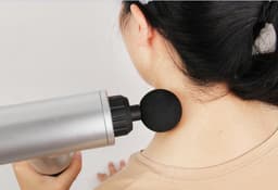 Massage gun - Zilver - Draadloos - Spierherstel en Relax massage — thumbnail 4