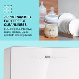 Klarstein Vaatwasser Mini voor 5 Couvert, Stille Kleine Vaatwasser met 7 Programma’s, Kleine Tafelvaatwasser voor Thuis, Kantoor en Camping, Mini Vaatwasser met Wateraansluiting - Vaatwasmachine Afwasmachine Mini-Vaatwasser - 8L - Touch Vrijstaand — thumbnail 5