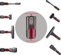Accessoireset Geschikt voor de Meeste Dyson Modellen (incl. Adapter voor V7, V8, V10, V11, V15 Serie) — thumbnail 4