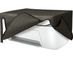 kwmobile hoes geschikt voor HP DeskJet 2755e / DeskJet 2720e / 2710e / 2820e / 2721e - Beschermhoes voor printer - Stofhoes in donkergrijs