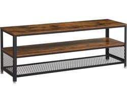 MIRA Home - TV Meubel - Bijzettafel - Televisie - Salontafel - TV - Tafel - Vintage - 100x40x52