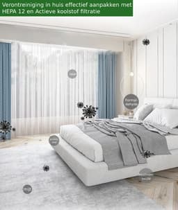 Actieve Koolstoffilter geschikt voor Philips FY2420/30 Vervanging Koolstof Filter Onderdeel Luchtreiniger — thumbnail 6