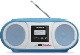 TechniSat DIGITRADIO 1990 - Stereo-boombox met DAB+/FM-radio en CD-speler (Bluetooth-audiostreaming, hoofdtelefoonaansluiting, USB, AUX in, oplaadfunctie, klok, 2 x 1,5 watt uitgangsvermogen) — thumbnail 1