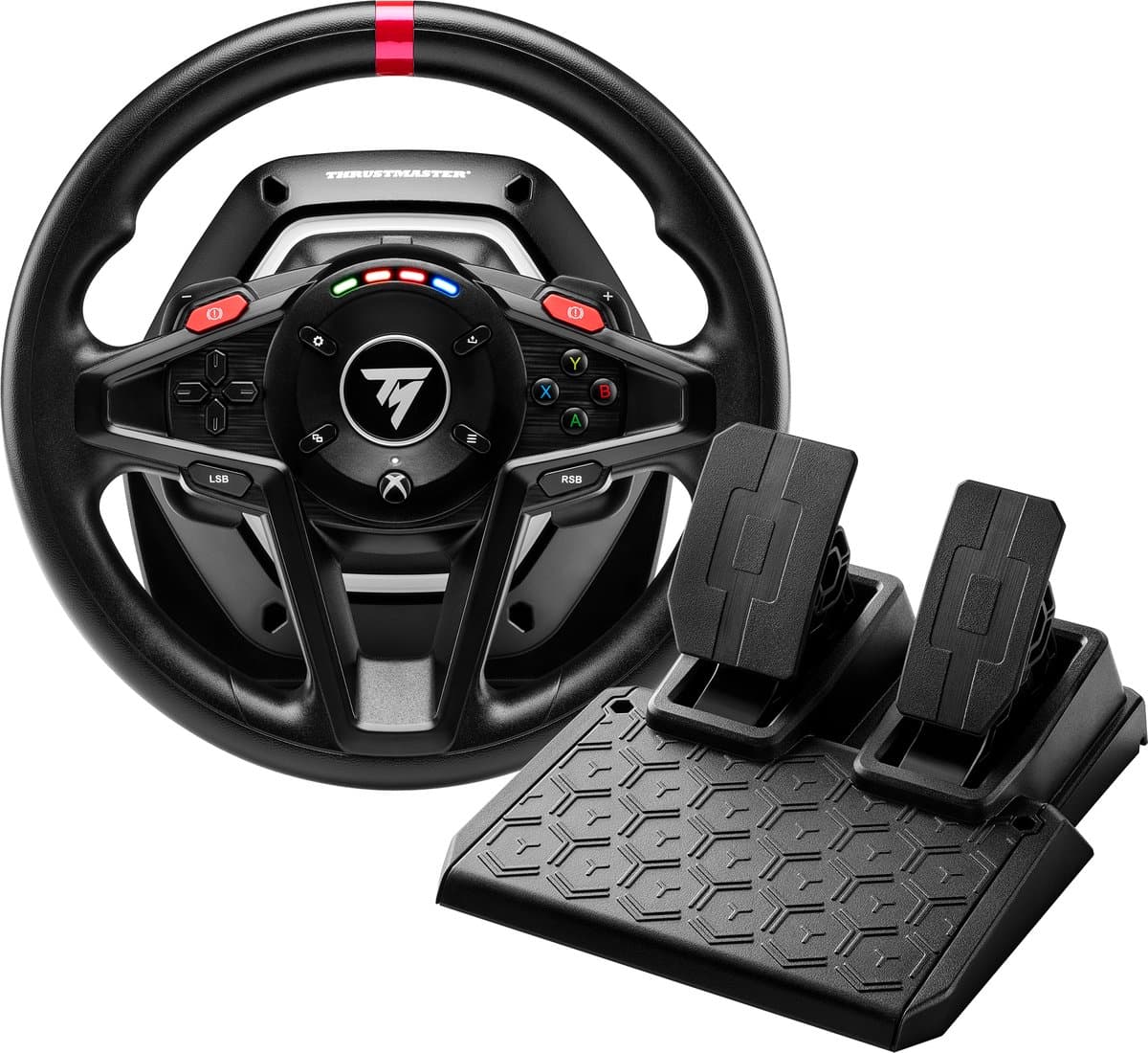 Thrustmaster T128-X - Racestuur en Pedalen - Force Feedback & Magnetische Flippers - voor Xbox Series, PC - geschikt voor Forza Horizon 6 — afbeelding 1