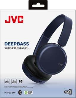 JVC HA-S36W-A Opvouwbare Bluetooth on-ear hoofdtelefoon - Blauw — thumbnail 7