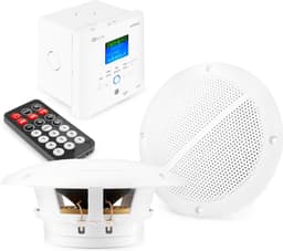 Inbouw speakers plafond Bluetooth - Complete set voor o.a. badkamer, etc. - Met inbouw versterker — thumbnail 1