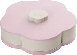 Roterende Sieraden organizer - Container snoep - Snoepdoos - Nootjes Hapjes Borrel Snackbox - Healthy High Tea Box - 22 cm - Bloem opbergdoos — thumbnail 3