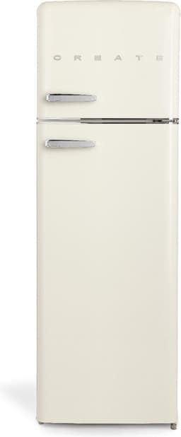 CREATE - Koelkast met vriezer - Combi koelkast - Capaciteit 246L - 3 verwisselbare planken - temperatuurbereik van tussen 0 °C en 10 °C - Vriezer - 18ºC - Gebroken wit - FRIDGE STYLANCE TOP — thumbnail 1
