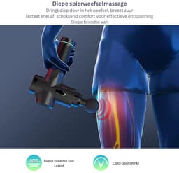 ApexArte® Massage Gun Professioneel - Massage Apparaat - Theragun — thumbnail 3