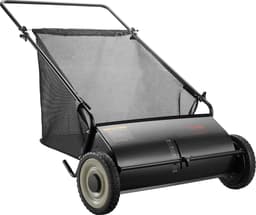VEVOR Handgrasmaaier 66cm Veegbreedte Grasmaaier Handmatig 198L Capaciteit van de Opvangmand Kooimaaier 142x81x75cm Handkooimaaier Verstelbaar voor het Opvegen van Bladeren, Gemaaid Gras, Kleine Takken — thumbnail 1