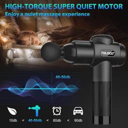 Percussie Massagepistool voor Diep Weefselmassage - Handheld Spiermassage voor Atleten — thumbnail 3