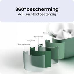 Siliconen Case voor Apple AirPods Pro en Pro 2 – Schokabsorberende Beschermhoes met Clip – Val- en Krasbestendig – Zacht Silicone Hoesje – Ondersteunt Draadloos Opladen – Perfecte Pasvorm – Stijlvol en Duurzaam – Oud Roze — thumbnail 2