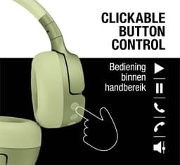 Fresh ‘n Rebel Code Fuse – Draadloze on-ear koptelefoon - Bluetooth - 30 uur Speeltijd - Wild Green — thumbnail 2