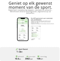 DrPhone RingSense V2 - Smart Ring - Europese ringmaat 62 - IP68 Waterdicht - 24-Uur Hartslagmonitoring – Slaapmonitor – Stappenteller – Mobiele App - Zilver — thumbnail 5