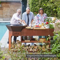 Barbecook Nestor Island - Cortenstaal - 190x55x100cm — thumbnail 2
