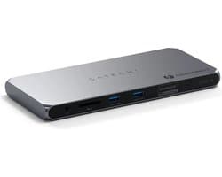 Satechi Thunderbolt 4 docking station met DisplayLink - Grijs