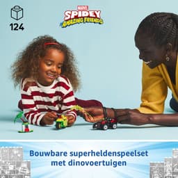 LEGO Marvel Spidey And His Amazing Friends - Spin en Electro achtervolging met dinosaurusvoertuigen Constructiespeelgoed — thumbnail 5