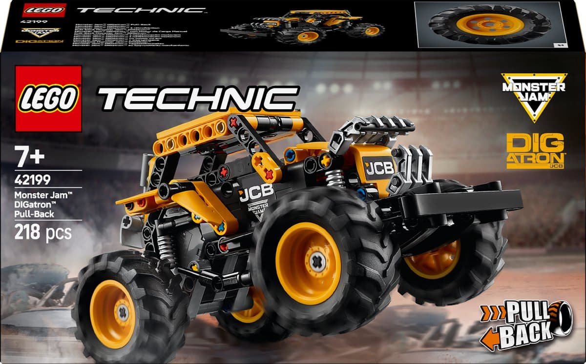 LEGO Technic - Monster Jam DIGatron pull-back Constructiespeelgoed — afbeelding 1