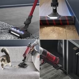 Rowenta X-Force Flex 9.60 RH2099 - Steelstofzuiger - Draadloos - 100 Airwatt - Flexibele Buis - Met parketborstel (voor harde vloeren) - 45 min. gebruikstijd - LED verlichting zuigmond — thumbnail 4