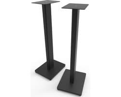 White-Label® Luidspreker Standaard - Speaker Vloerstandaard - Extra Stevig - Zwart