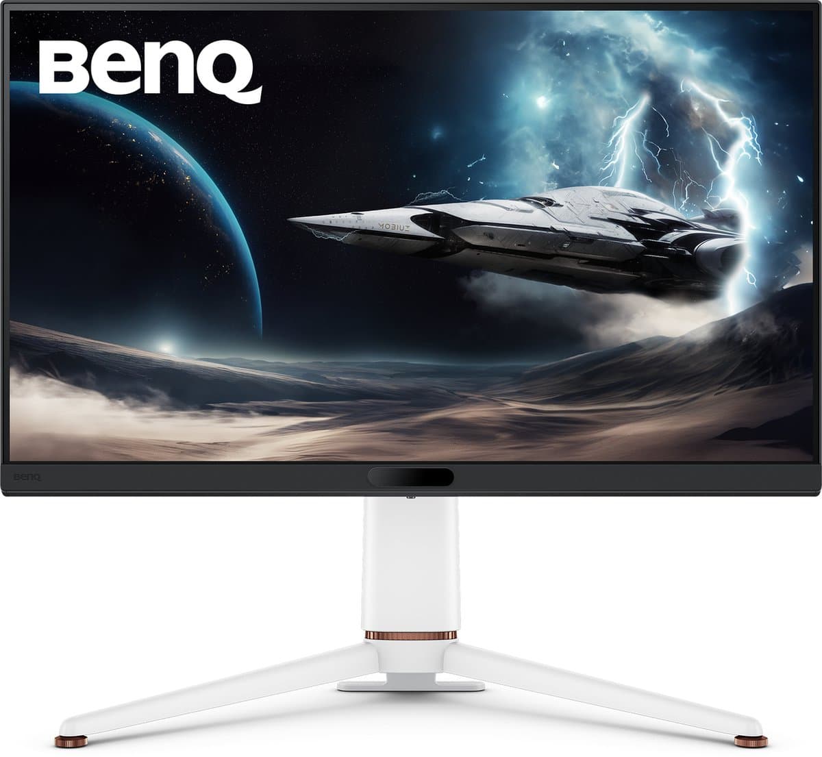 BenQ MOBIUZ EX271U 27” 4K 165 Hz Gaming Monitor - eARC - 1ms GtG - DP 1.4 - HDMI 2.1 - 65W USB-C - 95% P3 - DisplayHDR 400 - Freesync Premium - KVM - Pixsoul Engine - Afstandsbediening — afbeelding 1