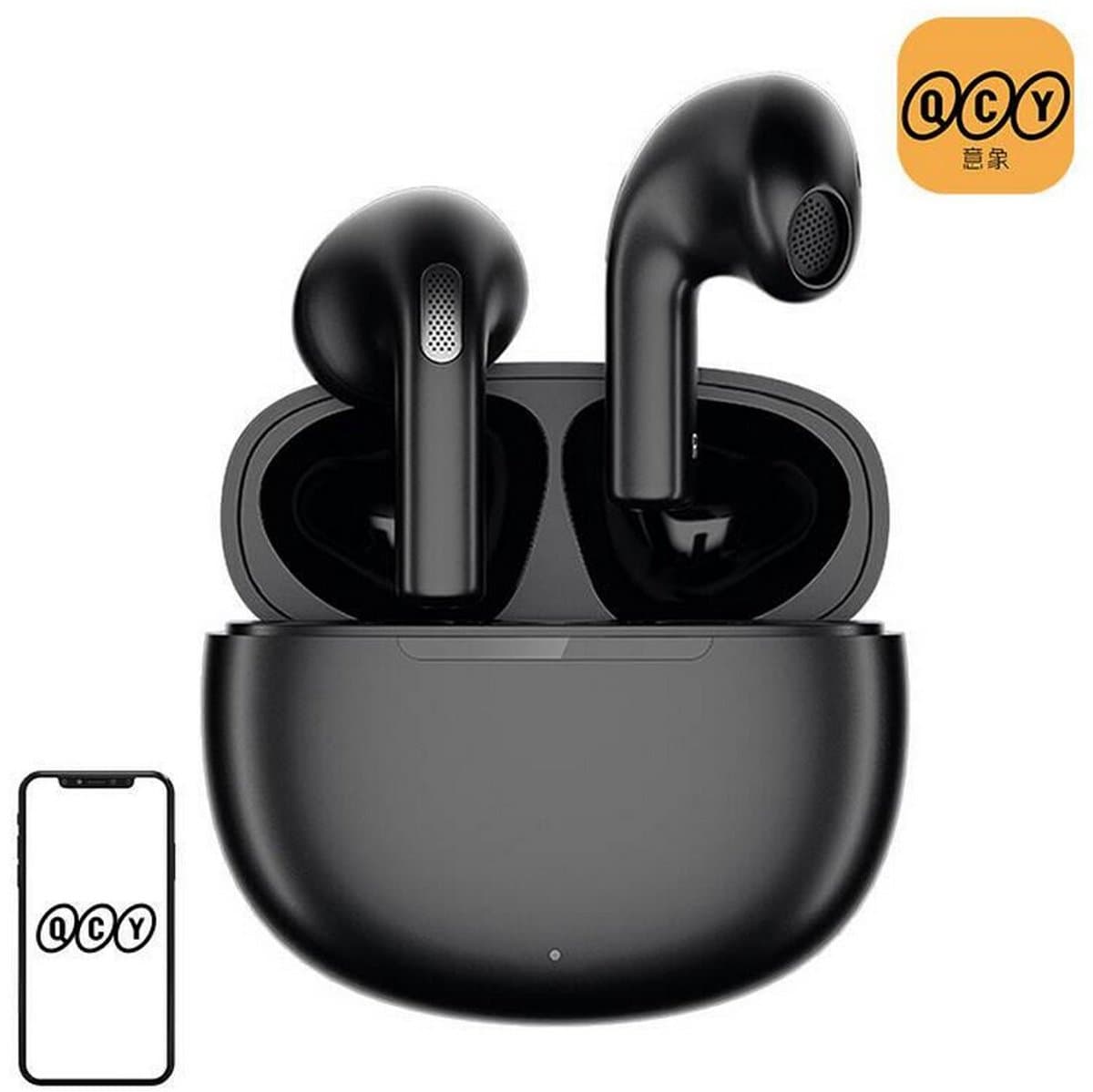QCY - T20 Black - Hoofdtelefoon — afbeelding 1