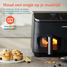 Cosori Dual Basket - Airfryer XXL – 8.5L – 2 Manden – 6 Programma’s — thumbnail 6
