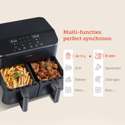 Cosori Dual Basket - Airfryer XXL – 8.5L – 2 Manden – 6 Programma’s — thumbnail 3