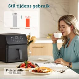 Cosori XXL Chef Edition 6.2 liter Airfryer - Met Bakpapier bakjes - 12 programma's — thumbnail 6
