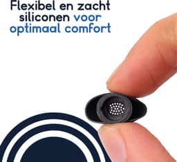 Ibley ComfortFit Siliconen oortips voor Samsung Galaxy Buds 3 Pro grijs - Siliconen Earplug - S/M/L formaat - 3 paar - 3 maten - Galaxy Buds 3 Pro oortips — thumbnail 4