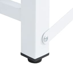 Wasmachineverhoger met Schappen - Wit - vidaXL Wasmachine Verhoger - Droger Verhoger - Wasdroogcombinatie Verhoger - Wasapparatuur Verhoger - Keuken Accessoires — thumbnail 2