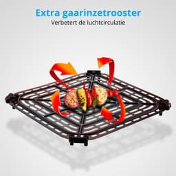 MEDION XL Airfryer P10 - 6,8 L - 2150 W - 9 programma’s - Wit — thumbnail 11