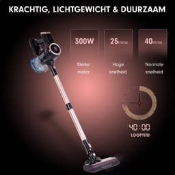 AG4200 Steelstofzuiger Draadloos - Stofzuiger Zonder Zak - Rose Gold - Geschikt voor Dierenharen- Krachtig -Kruimeldief- Draadloze Stofzuigers - Steelstofzuigers - Kruimelzuiger - Compact & Licht — thumbnail 16