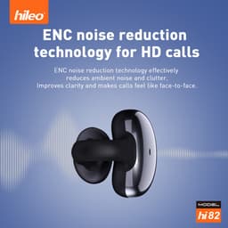 hileo hi82 - Draadloze Oordopjes met Oplaadcase – Wit - Ear clip Air Conduction - Sport - Open-Ear - Bluetooth V5.3 – Draadloze oortjes – Geschikt voor IOS/Android — thumbnail 4