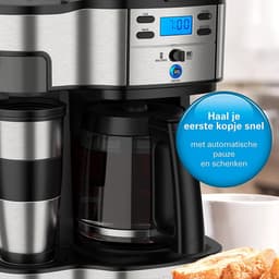 Koffiezetapparaat met Thermoskan - Filterkoffie - 1000W - Warmhoudfunctie - 12 kopjes - 1.8L — thumbnail 1