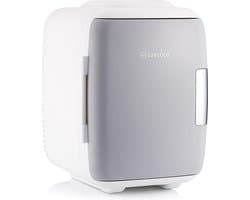 Mini Koelkast - Cooler & Warmer - 4 liter - AC+USB - Draagbare Koelkast voor Slaapkamer, Auto - Grijs