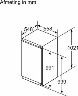Siemens KI31RADD1 - iQ500 - Inbouwkoelkast - 102 cm - Deur op deur — thumbnail 6