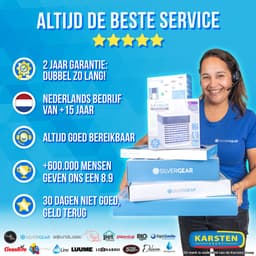 Massage Gun Professioneel - Mini Massage Apparaat - Massage Pistool Hot & Cold - Incl. 4 Opzetstukken - 13,2 x 14,5 x 4,8 cm - Zwart - Silvergear — thumbnail 3