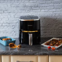 Royalty Line® AF5605D Digital Airfryer - 3.5 Liter Heteluchtfriteuse - 1200W Airfryers - Geschikt Voor 1000 Gr. Friet - Zwart — thumbnail 11
