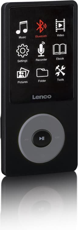 Lenco Xemio-860BK - MP3/MP4 speler met Bluetooth en 8GB intern geheugen - Zwart — thumbnail 3