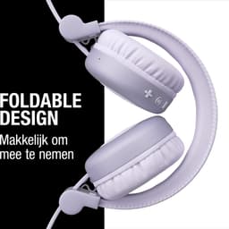 Fresh ‘n Rebel Code Core – Draadloze on-ear koptelefoon – Bluetooth - 30 uur Speeltijd - Dreamy Lilac — thumbnail 6