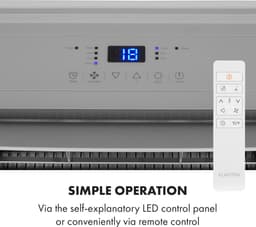 Klarstein Mobiele airconditioner met luchtafvoerslang, 4-in-1 airconditioner, ventilator, luchtontvochtiger & nachtmodus, kleine & draagbare airconditioner voor thuis & op kantoor, laag verbruik, 14000BTU,1 kW voor 65 m² - Afstandsbediening — thumbnail 23
