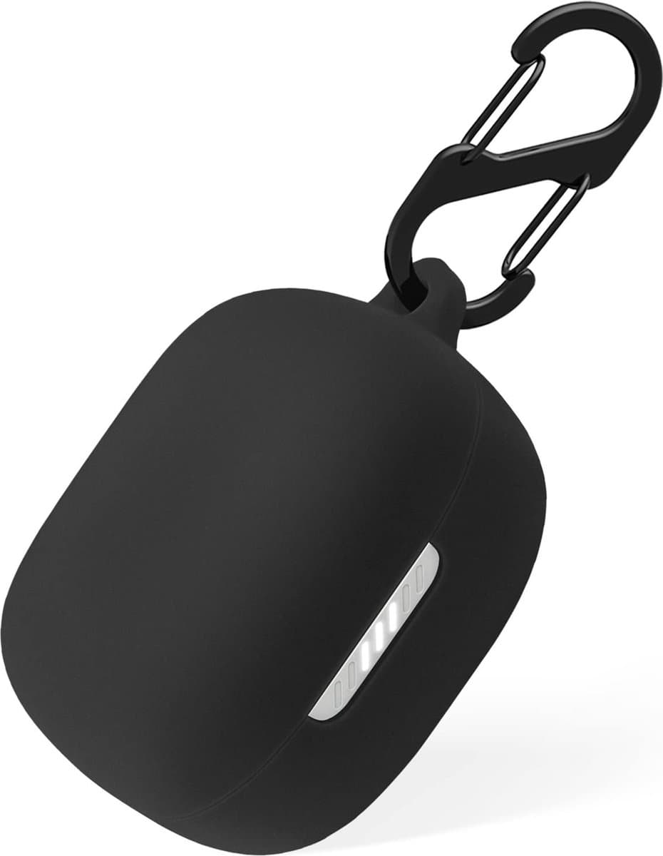 YONO Soft Case geschikt voor JBL Live Pro 2 TWS - Hoesje met Clip - Zwart — afbeelding 1