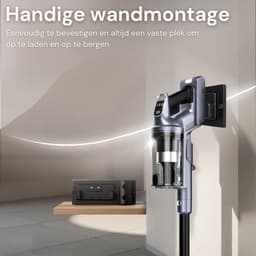 Vesora® 3-in-1 Steelstofzuiger Draadloos zonder Zak - BASIC - Draadloze Stofzuiger - Kruimeldief Snoerloos - Vacuum Cleaner - Handstofzuiger - Stofzuiger Steel met Hepa Filter - Stofzuiger Huisdieren - Zakloze Stofzuiger — thumbnail 3