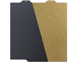 Getextureerde PEI & gladde PET (koolstofvezelpatroon) warmtebedplaat, flexibel printbed, compatibel met Bambu Lab A1 mini