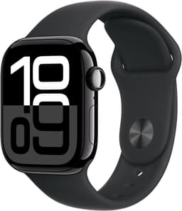Apple Watch Series 10 - Wifi - 42mm - Zwarte Aluminium Case met Zwart Sportbandje - S/M — thumbnail 5
